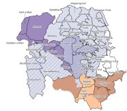 Übersichtskarte zur Reviereinteilung im LK Aschaffenburg