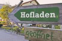 Wegweiser Hofladen