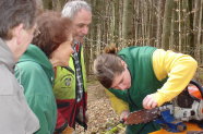 Kette schärfen
